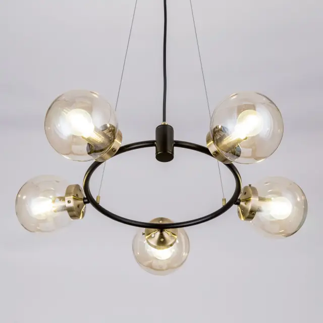 Люстра Citilux CL105155 ПЛАНЕТА — черный, ракурс 8