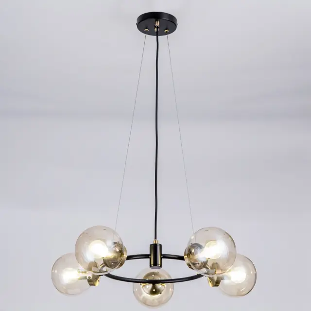 Люстра Citilux CL105155 ПЛАНЕТА — черный, ракурс 8