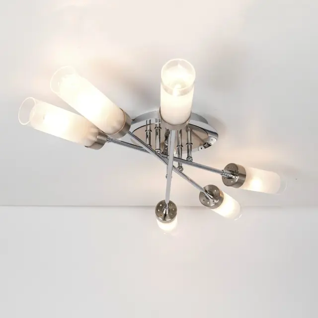 Люстра Citilux CL109161 ХЕЛИКС — хром, ракурс 6