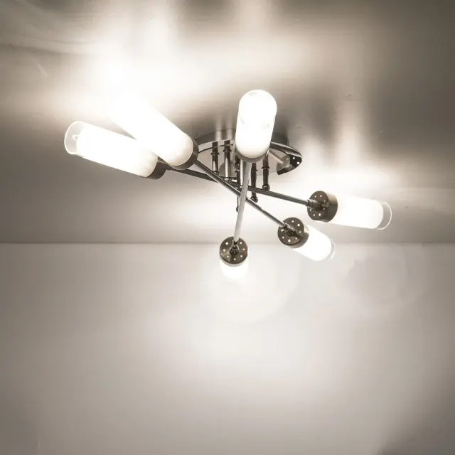Люстра Citilux CL109161 ХЕЛИКС — хром, ракурс 8
