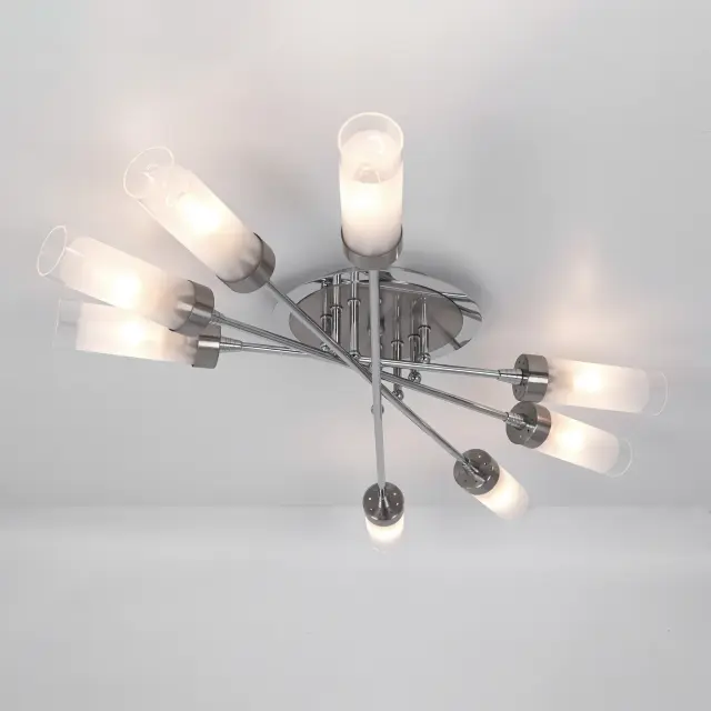 Люстра Citilux CL109181 ХЕЛИКС — хром, ракурс 4