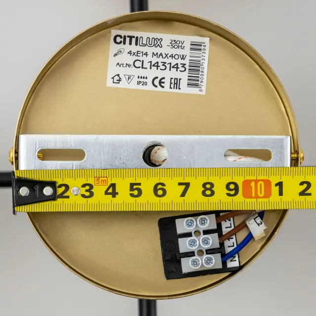 Люстра Citilux CL143143 ШАРЛИЗ — бронза, ракурс 16