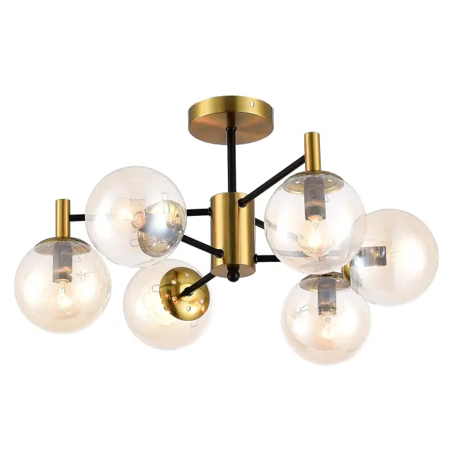 Люстра Citilux CL143163 ШАРЛИЗ — бронза