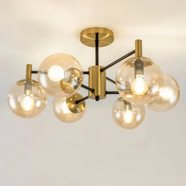 Люстра Citilux CL143163 ШАРЛИЗ — бронза, ракурс 12
