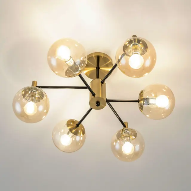 Люстра Citilux CL143163 ШАРЛИЗ — бронза, ракурс 17