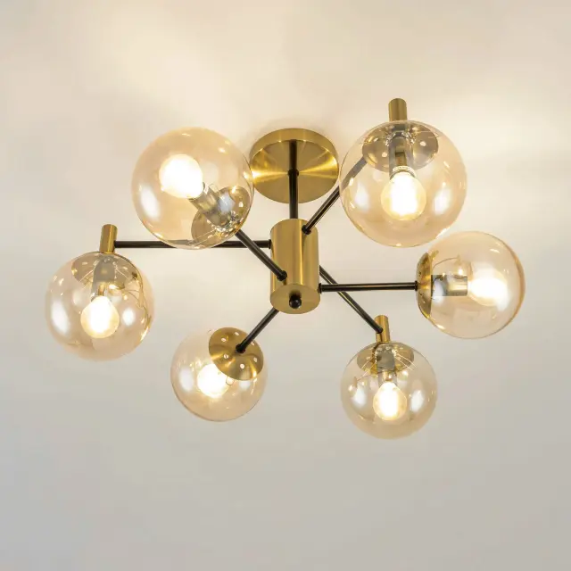 Люстра Citilux CL143163 ШАРЛИЗ — бронза, ракурс 4