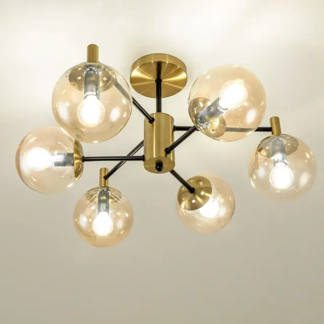 Люстра Citilux CL143163 ШАРЛИЗ — бронза, ракурс 6