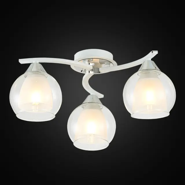 Люстра Citilux CL152130 КРИСТИ — белый, ракурс 2