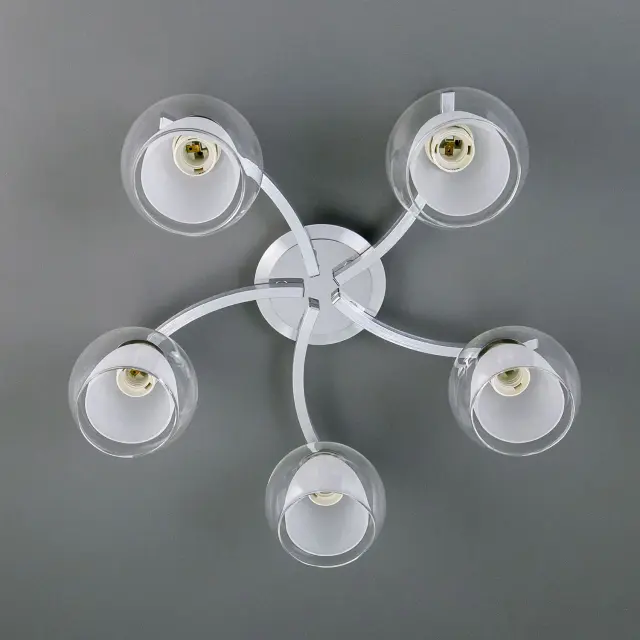 Люстра Citilux CL152157 КРИСТИ — алюминий, ракурс 10