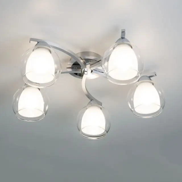 Люстра Citilux CL152157 КРИСТИ — алюминий, ракурс 5