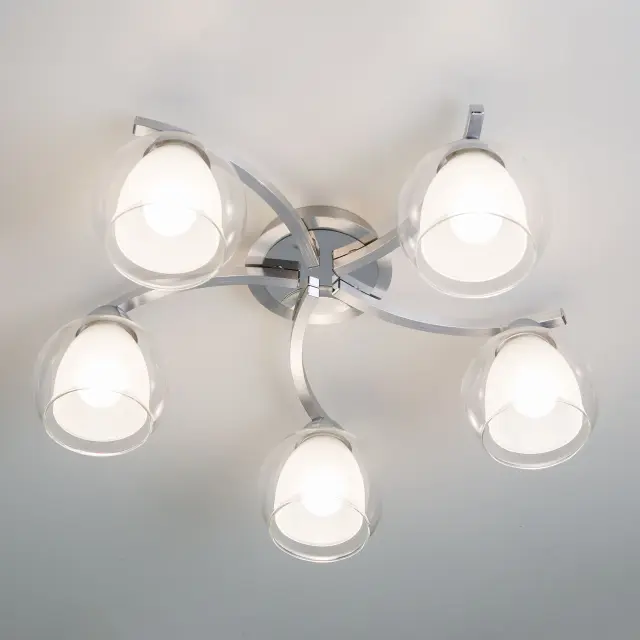 Люстра Citilux CL152157 КРИСТИ — алюминий, ракурс 6