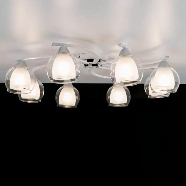Люстра Citilux CL152180 КРИСТИ — белый, ракурс 4