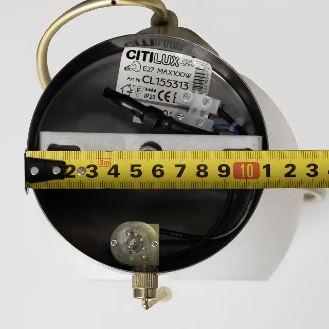 Бра Citilux CL155313 ЛАЙМА — бронза, ракурс 9
