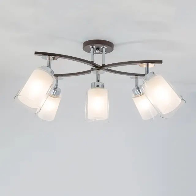 Люстра Citilux CL156152 ФОРТУНА — венге, ракурс 3