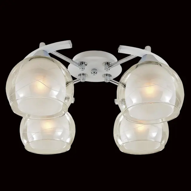 Люстра Citilux CL157141 БУГИ — белый, ракурс 2