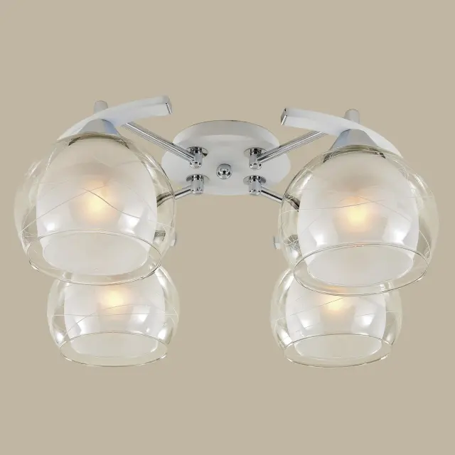 Люстра Citilux CL157141 БУГИ — белый, ракурс 3