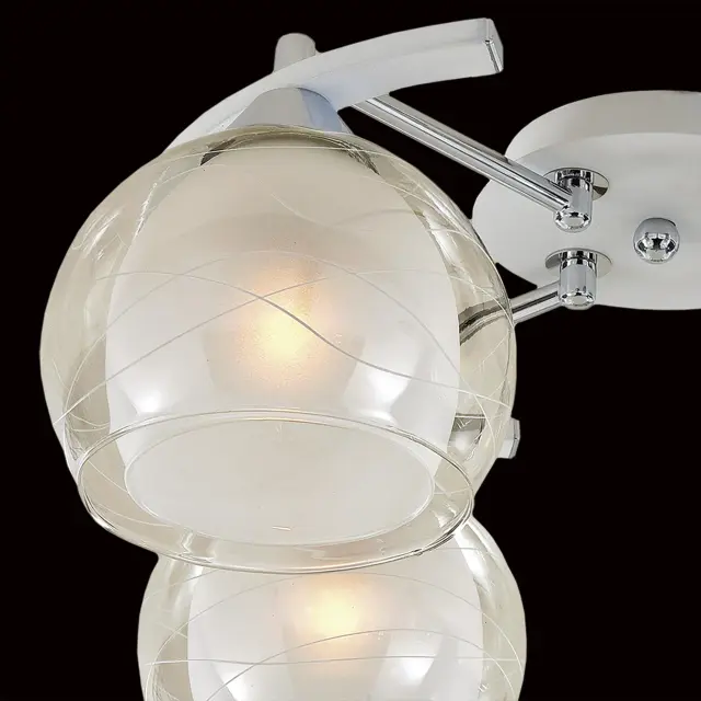 Люстра Citilux CL157141 БУГИ — белый, ракурс 4