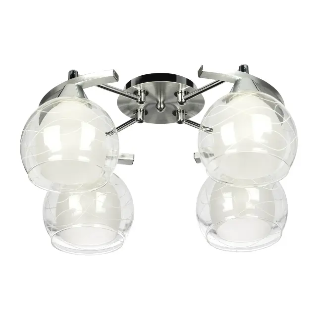 Люстра Citilux CL157142 БУГИ — хром, ракурс 2