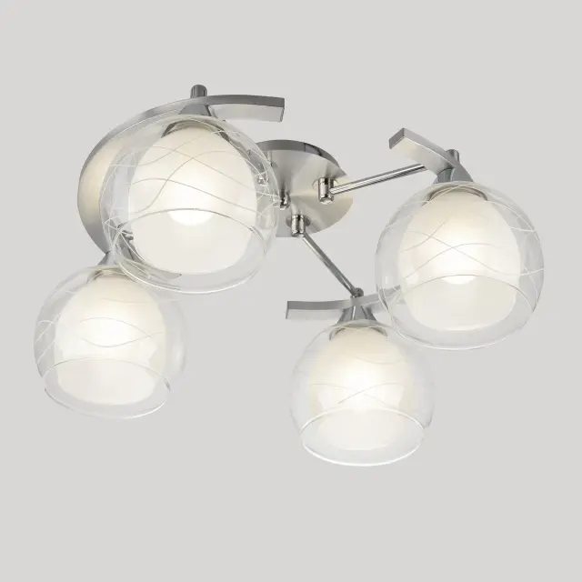 Люстра Citilux CL157142 БУГИ — хром, ракурс 3
