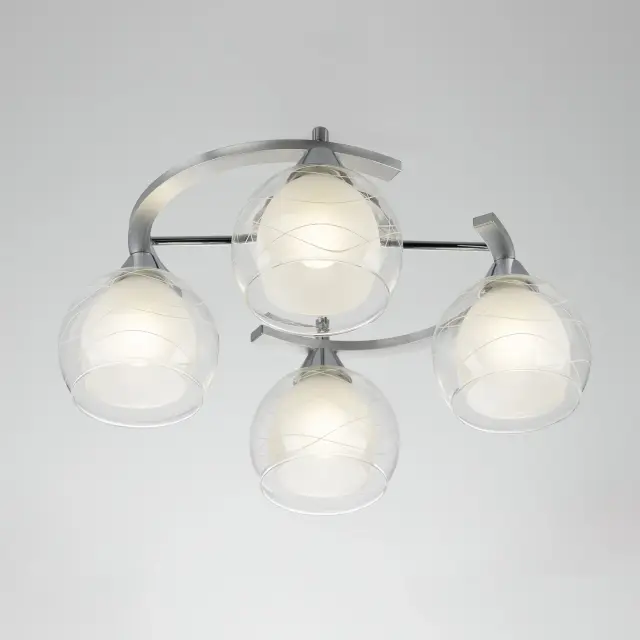 Люстра Citilux CL157142 БУГИ — хром, ракурс 4