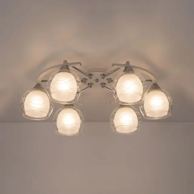 Люстра Citilux CL157161 БУГИ — белый, ракурс 3