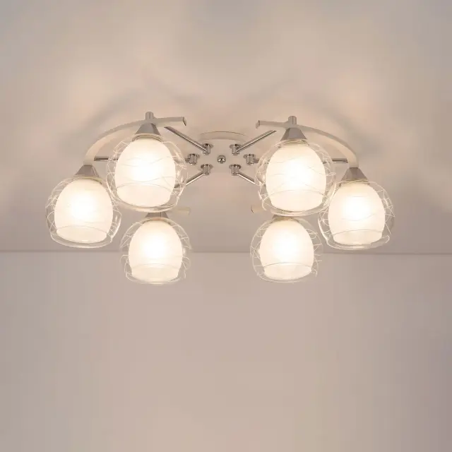 Люстра Citilux CL157161 БУГИ — белый, ракурс 4