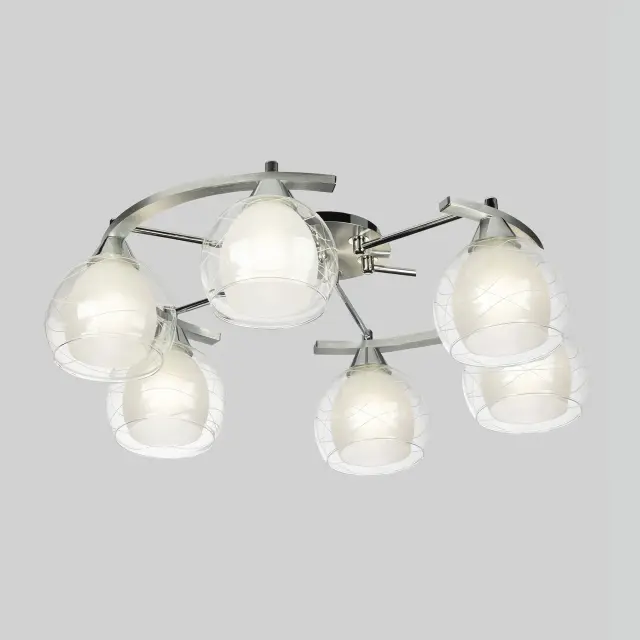 Люстра Citilux CL157162 БУГИ — хром, ракурс 2