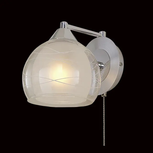 Бра Citilux CL157312 БУГИ — хром, ракурс 2