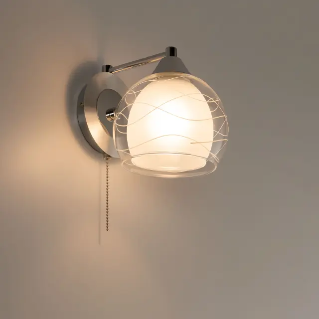 Бра Citilux CL157312 БУГИ — хром, ракурс 5