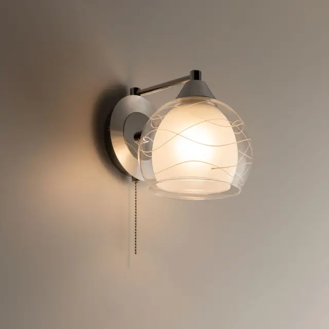 Бра Citilux CL157312 БУГИ — хром, ракурс 7