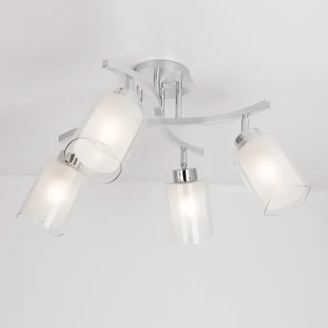 Люстра Citilux CL169141 АЭЛИТА — хром, ракурс 3