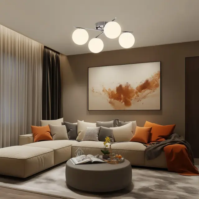 Люстра Citilux CL228A141 АДАМ СМАРТ — хром, ракурс 12