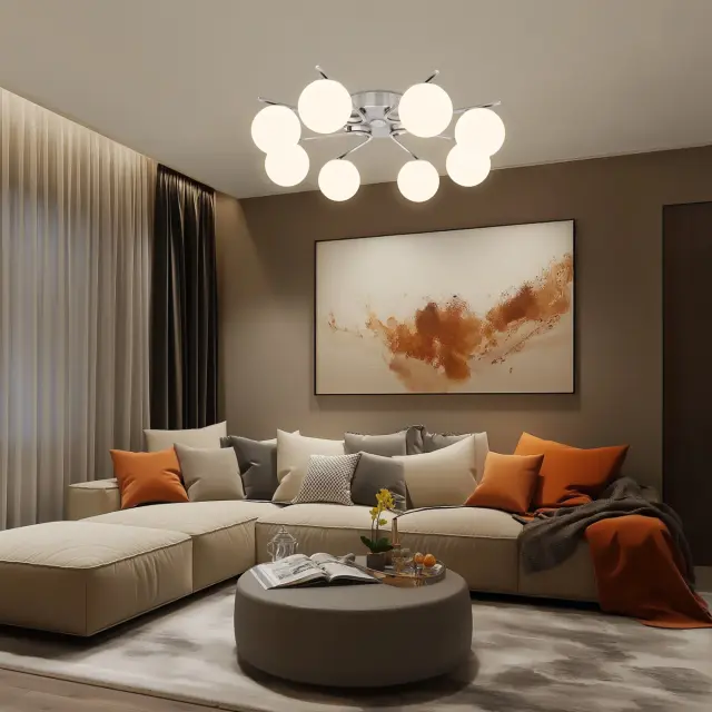 Люстра Citilux CL228A181 АДАМ СМАРТ — хром, ракурс 13
