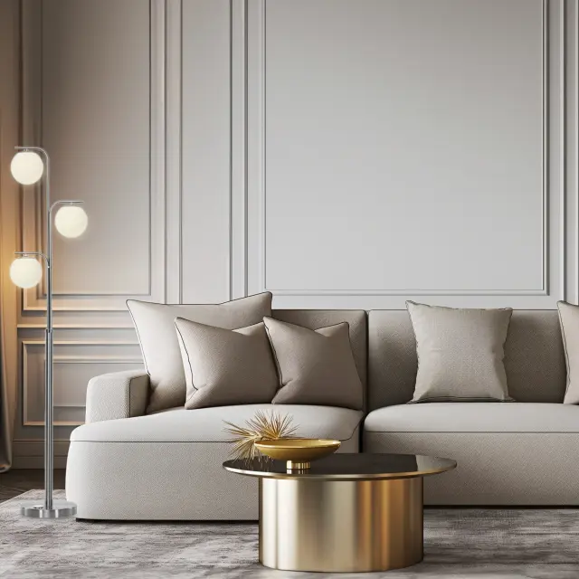 Торшер Citilux CL228A931 АДАМ СМАРТ — хром, ракурс 17