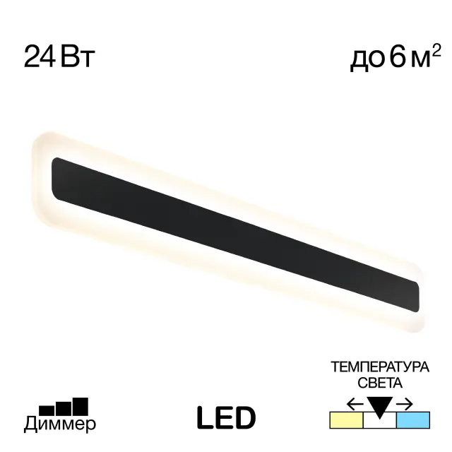 Бра Citilux CL238561 ТРИНИТИ — черный
