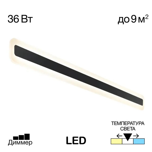 Бра Citilux CL238591 ТРИНИТИ — черный