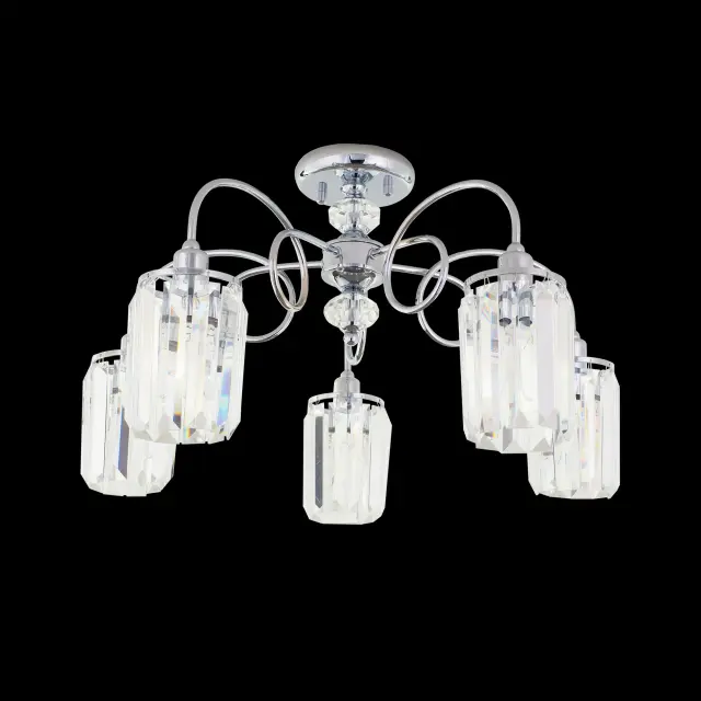 Люстра Citilux CL330151 СИНДИ — хром, ракурс 3