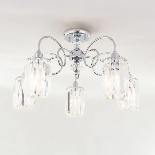 Люстра Citilux CL330151 СИНДИ — хром, ракурс 7