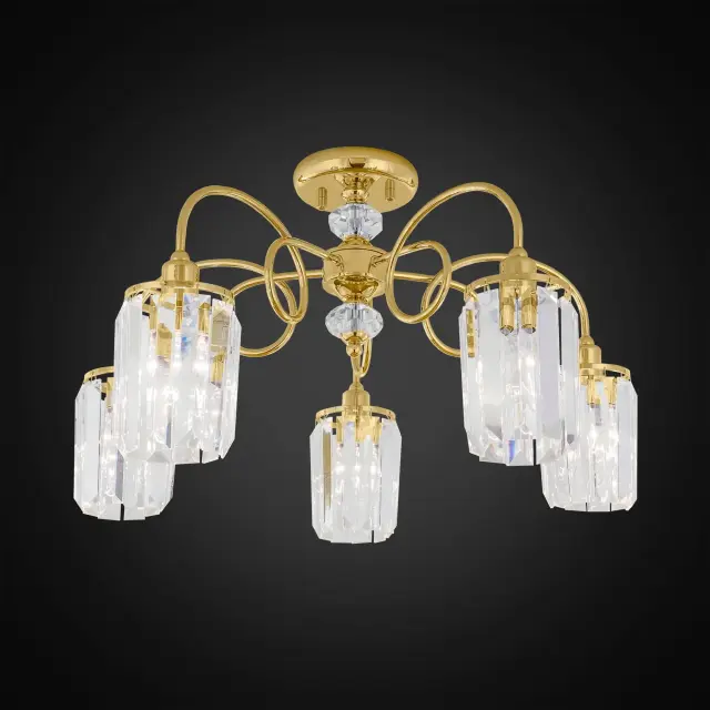 Люстра Citilux CL330152 СИНДИ — золотой, ракурс 3