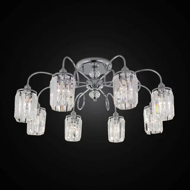 Люстра Citilux CL330181 СИНДИ — хром, ракурс 3