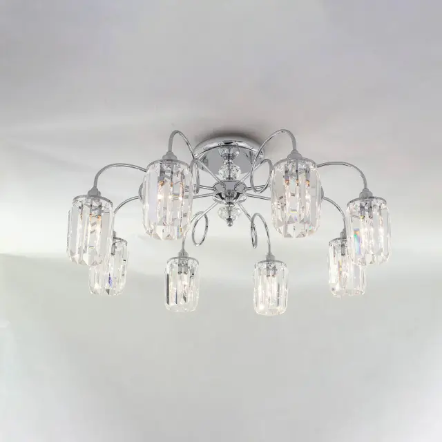 Люстра Citilux CL330181 СИНДИ — хром, ракурс 4