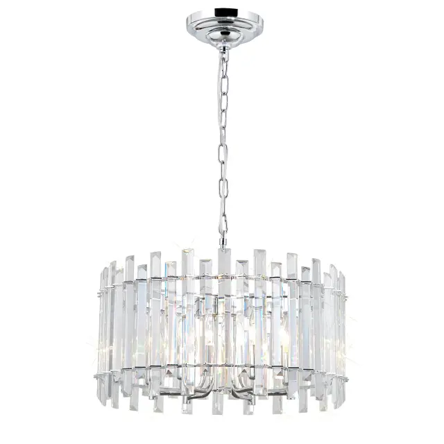Люстра Citilux CL334161 ИНГВАР — хром, ракурс 3