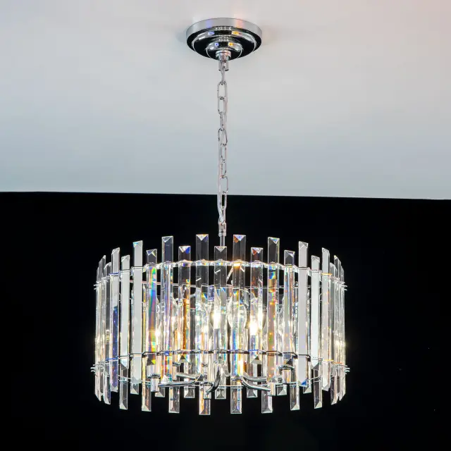 Люстра Citilux CL334161 ИНГВАР — хром, ракурс 5