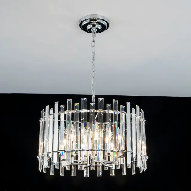 Люстра Citilux CL334161 ИНГВАР — хром, ракурс 8