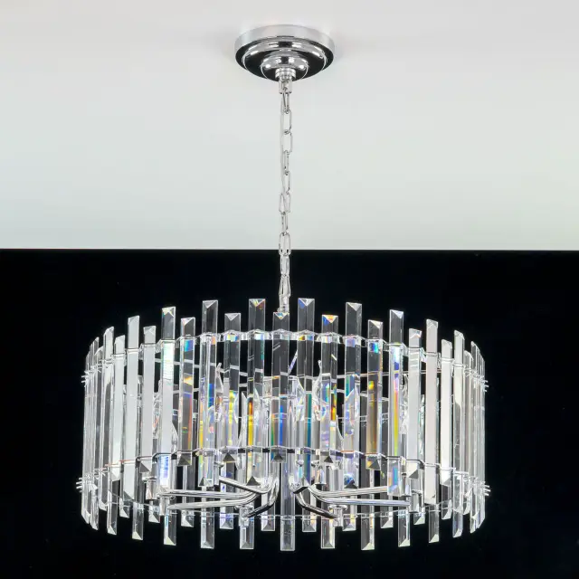 Люстра Citilux CL334181 ИНГВАР — хром, ракурс 11