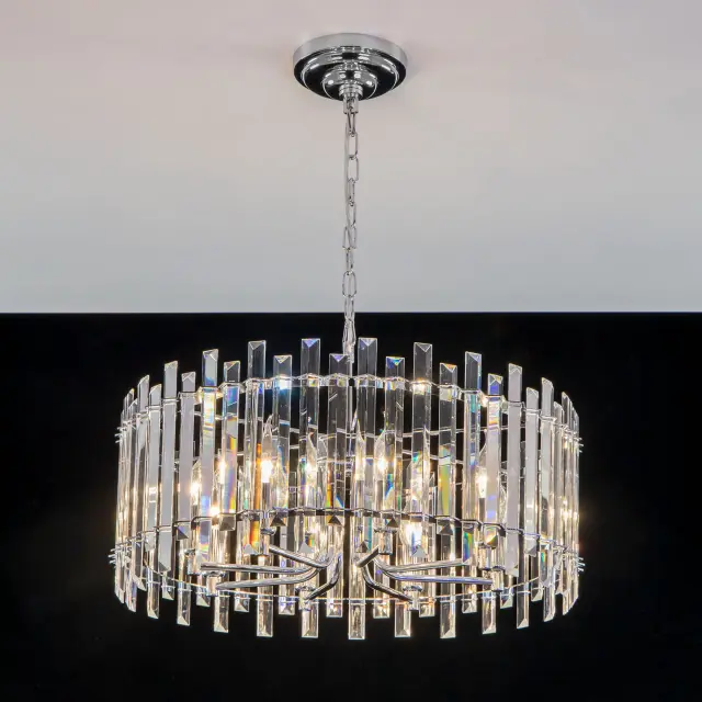 Люстра Citilux CL334181 ИНГВАР — хром, ракурс 6