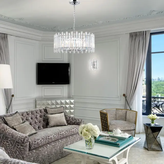 Люстра Citilux CL334181 ИНГВАР — хром, ракурс 8