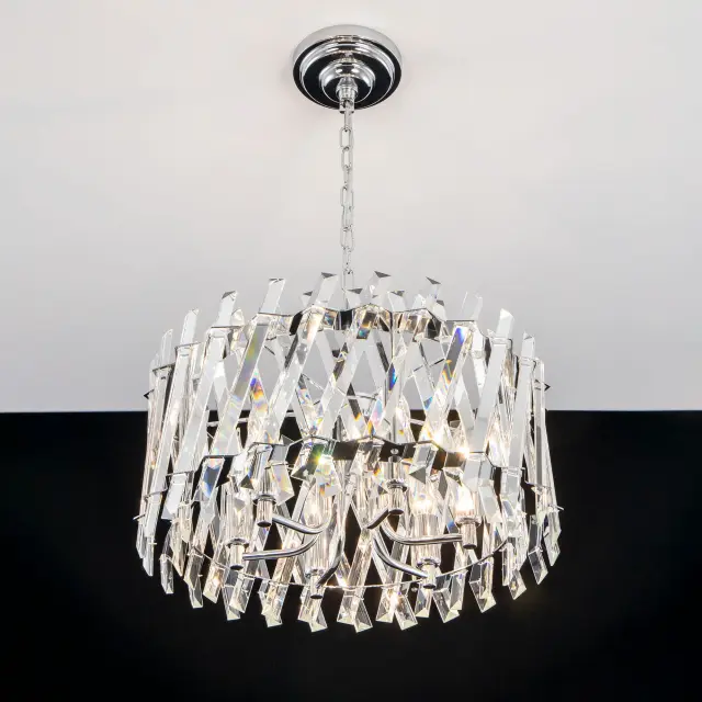 Люстра Citilux CL334261 ИНГВАР — хром, ракурс 15