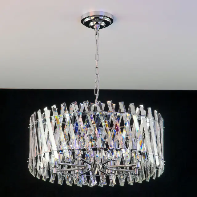 Люстра Citilux CL334281 ИНГВАР — хром, ракурс 16