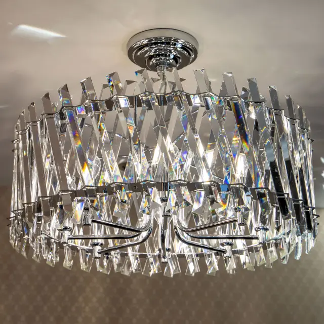 Люстра Citilux CL334281 ИНГВАР — хром, ракурс 8